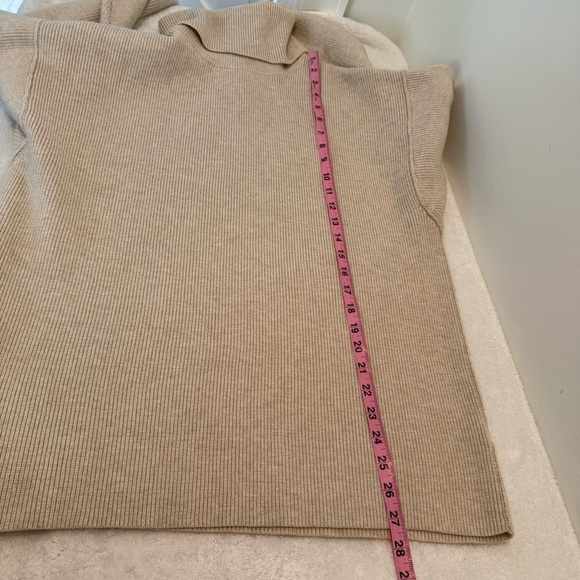 Free People Softly Structured Tunic Sweater Turtleneck Rib Knit S - Picture 10 of 11